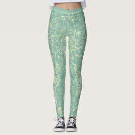 Sommarblommor Leggings