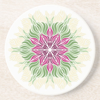 Sommarblommor Mandala Underlägg
