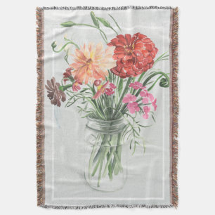 Sommarblommor - Pinks och Filt
