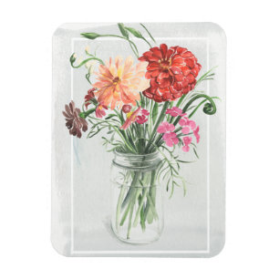 Sommarblommor - Pinks och Magnet