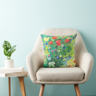 Sommarblommor, poppys kudde