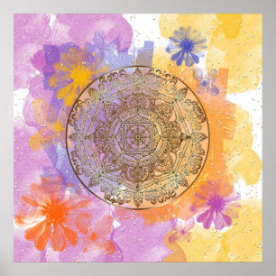 Sommarblommor Poster
