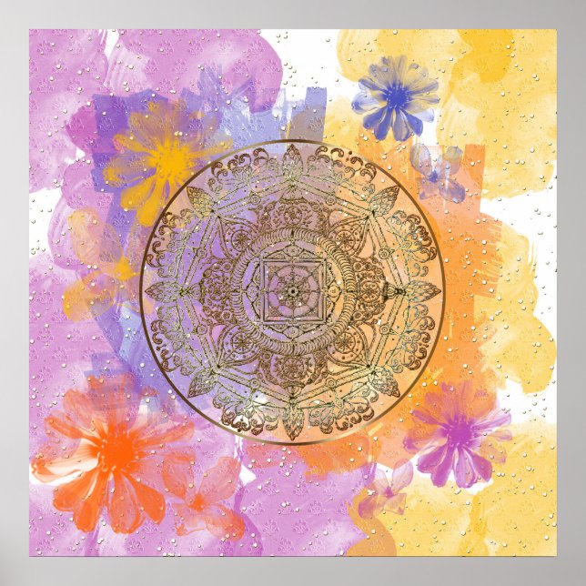 Sommarblommor Poster (Framsidan)