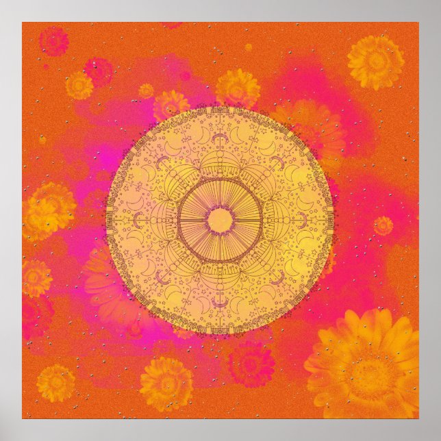 Sommarblommor Poster (Framsidan)