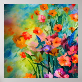 Sommarblommor Poster