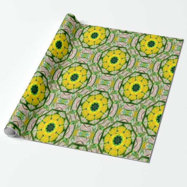 Sommarblommor.... Presentpapper (Utrullad)