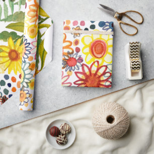 Sommarblommor Presentpapper