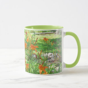 Sommarblommor Trädgårdsmugg Mugg