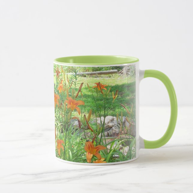 Sommarblommor Trädgårdsmugg Mugg (Höger)