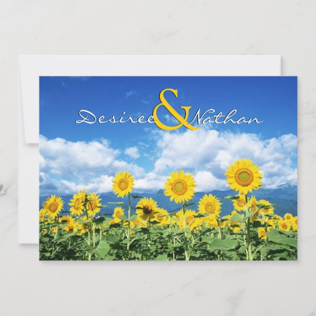 Sommarblomsterinbjudan Inbjudningar (Framsida)