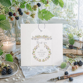 Sommarblomsterträdgård Presentetikett