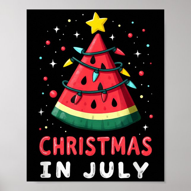 Sommarbojkott Juli i juli Watermelon Poster (Framsidan)