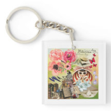 Sommarbosomdagen på Beach Acrylic Keychain