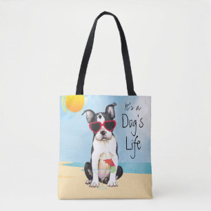 Sommarboston Terrier Tygkasse