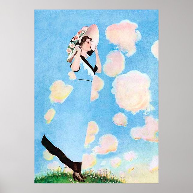 Sommarbriser av C Coles Phillips Poster (Framsidan)