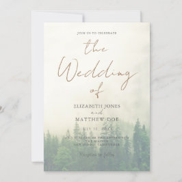 Sommarbröllop Bachfront Bröllopsbjudan Inbjudningar