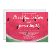 Sommarbröllop med vattenmelon