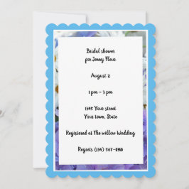 Sommarbröllopsinbjudan med tusenskönor inbjudningar