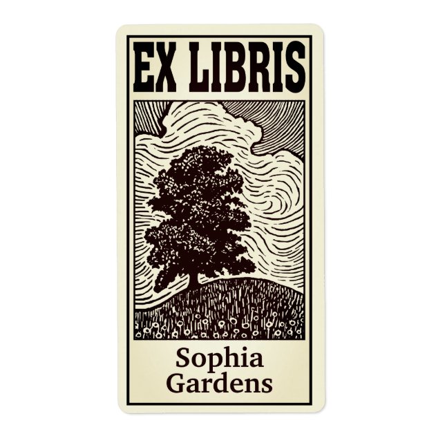 Sommarbrygga Ex Libris (filtrerad) Fraktsedel (Framsidan)