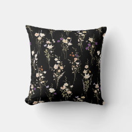 Sommarbuketter med vilda blommor Abstrakt design Kudde