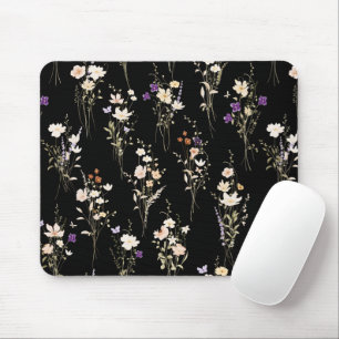 Sommarbuketter med vilda blommor Abstrakt design Musmatta