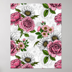 Sommarbuketter Poster