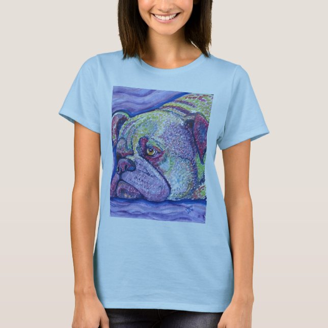 sommarbulldogg tee shirt (Framsida)