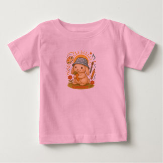 SommarBunny Delight: Cute Kids' T-Shirt
