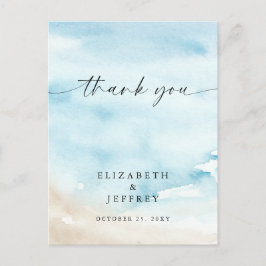 Sommarbuss för vattendjup Sommarbuss - tack Inbjudan Vykort