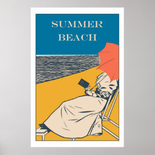 Sommarbuss-Vintagen Poster