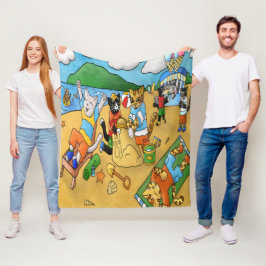 Sommarbussar Fleecefilt