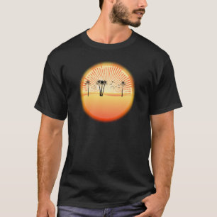 Sommarbusscen: Vector Teckning Tee