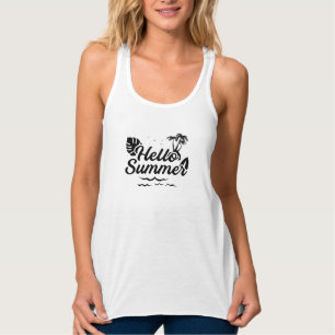 Sommarbussventilation Surfa Sea Sol Funny Gift Ide Linne Med Racerback