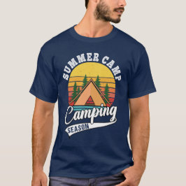 Sommarcampingsäsongskampanj Älskare T Shirt