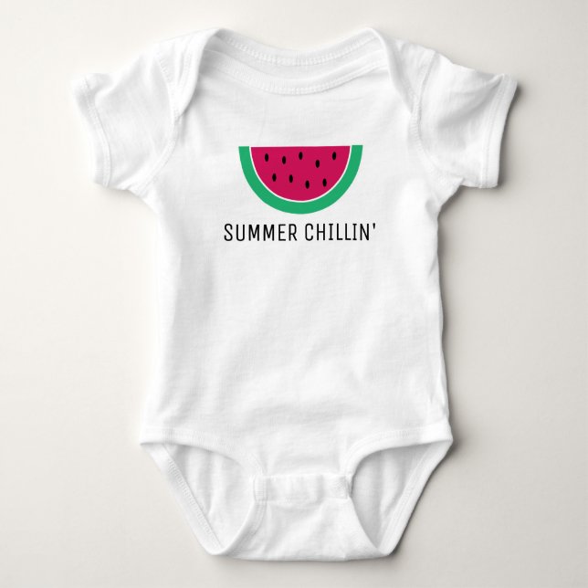 SommarChillin vattenmelon T-shirt (Framsida)