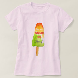 Sommarcitat popsicle lime sorbet söt matkonst t shirt