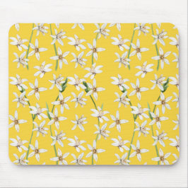 Sommarciton blommar mönster chinoiserie musmatta