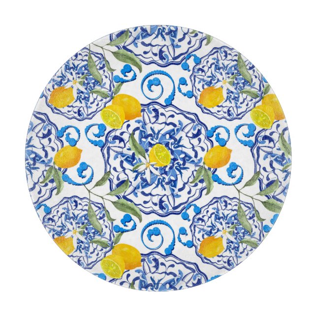 Sommarcitrus,boho,bohemian,blommigt Medelhavet  (Framsidan)