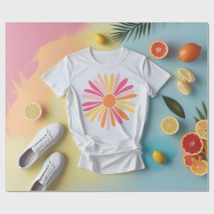 Sommarcitrusblommor Presentpapper