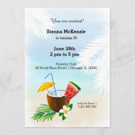 Sommarcocktail Inbjudningar