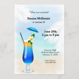 Sommarcocktail Inbjudningar