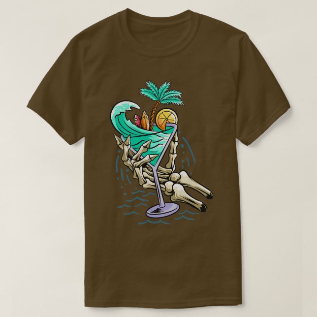 Sommarcocktail T Shirt (Design framsida)
