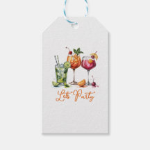Sommarcocktailfest med färgglada drinkar