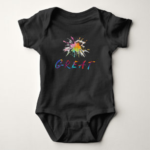 Sommarcute Multifärgad Stänk Baby & Kids T Shirt