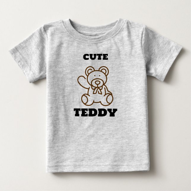 Sommarcute Nalle Kids T Shirt (Framsida)