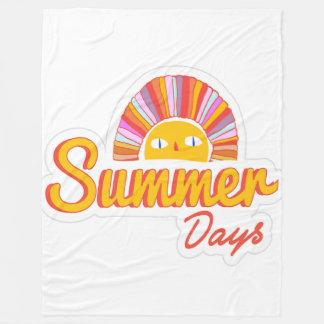 Sommardag  fleecefilt