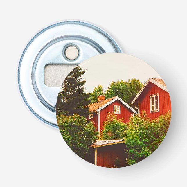 Sommardag i Dalarna Flasköppnare (Framsidan)
