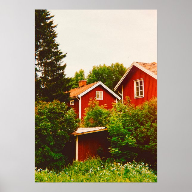 Sommardag i Dalarna Poster (Framsidan)