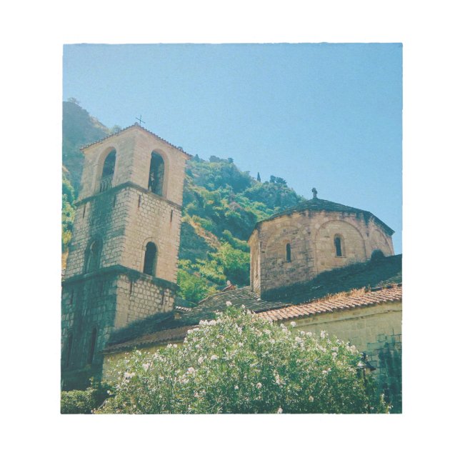 Sommardag i Kotor - Montenegro Anteckningsblock (Framsida)