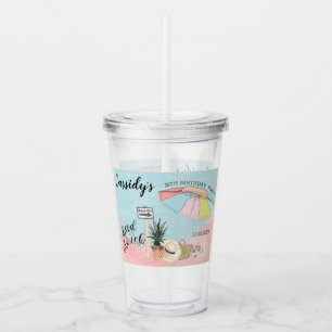 Sommardag på den 18th födelsedagsfesten för str take away mugg